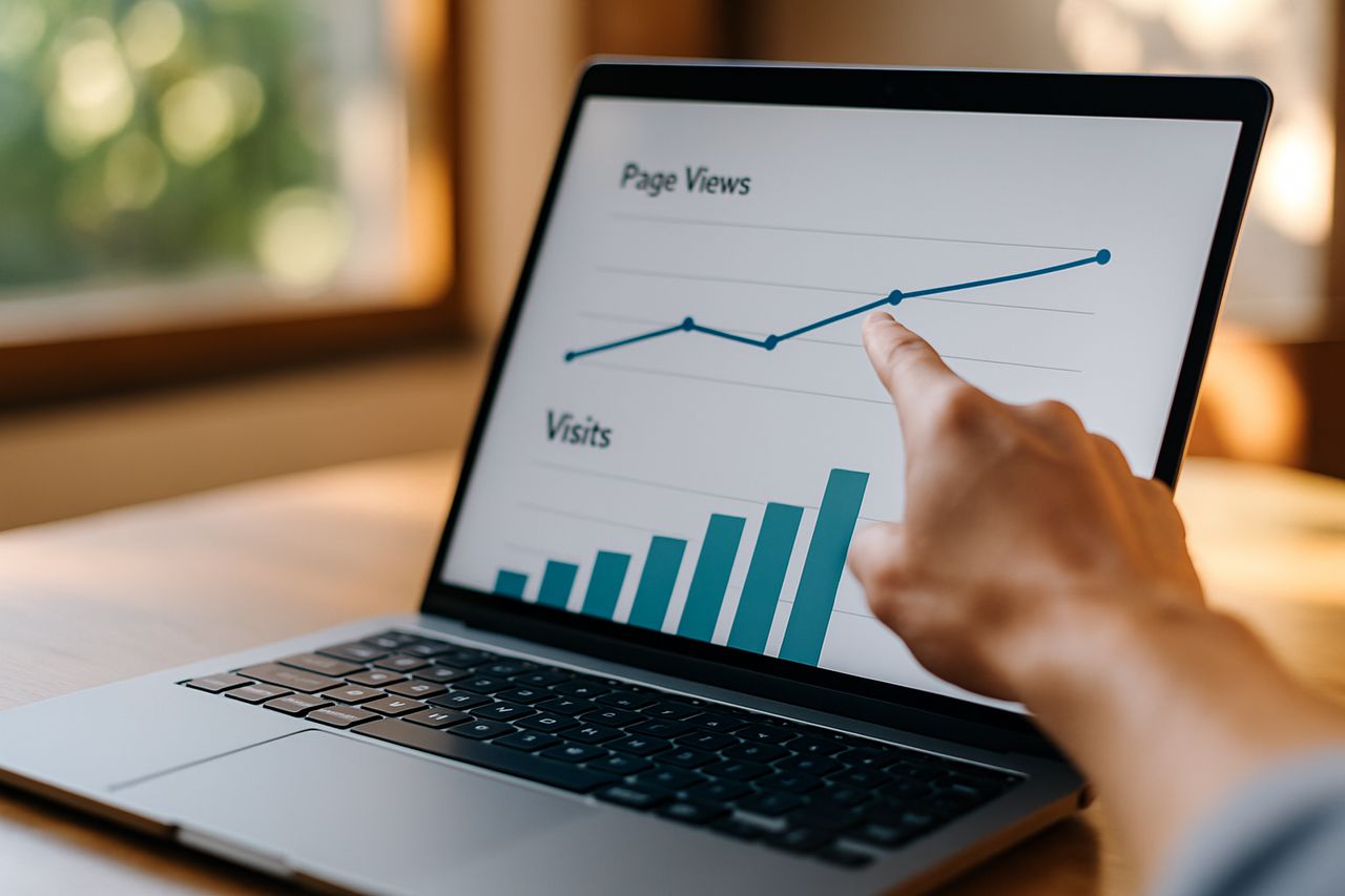 Page views vs visits